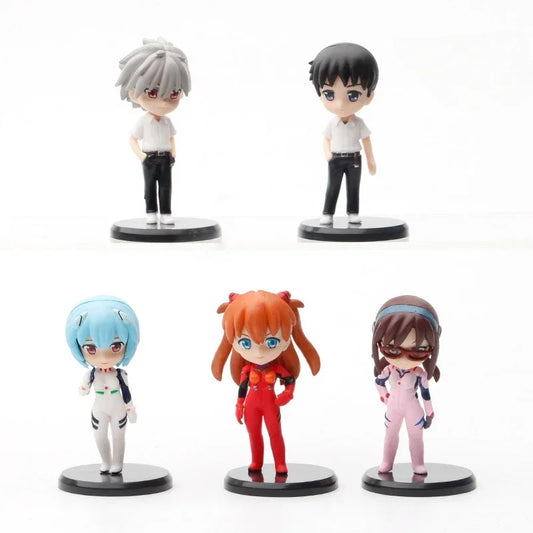 5pcs EVA Ayanami Rei Action Figure