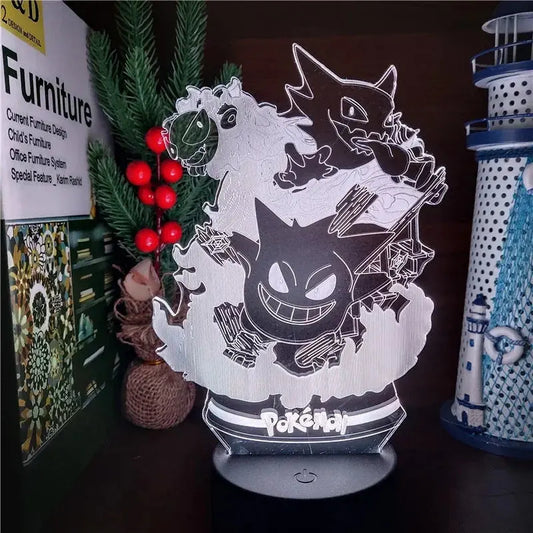 Pokémon Gengar 3D Lamp