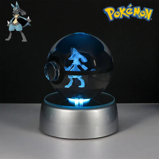 Pokéball LED Crystal Lucario Pokémon