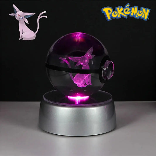 Pokéball LED Crystal Mentali Pokémon