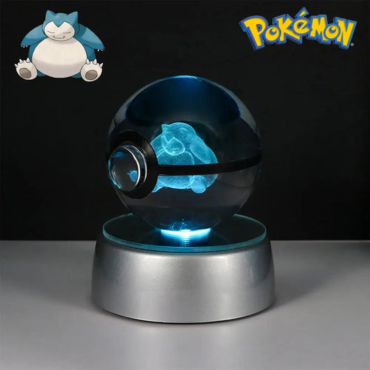 Pokémon Crystal Snorlax LED Pokéball