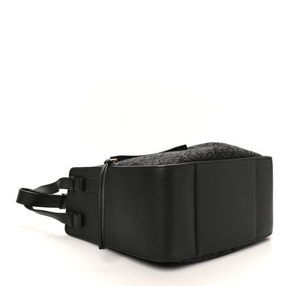 Jacquard Anagram Calfskin Small Hammock Shoulder Bag Black Charcoal