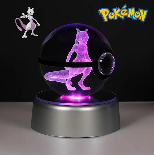 Pokéball LED Crystal Mewtwo Pokémon