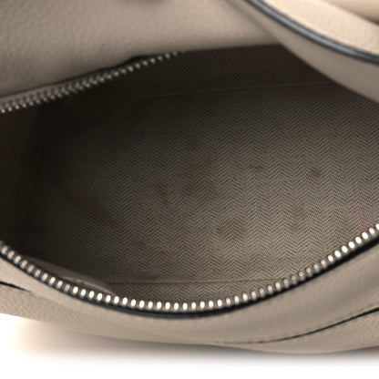 Grained Calfskin Small Puzzle Bag Sand
