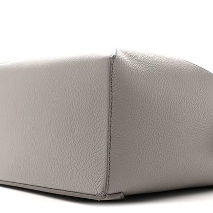 Soft Grained Calfskin Small Puzzle Edge Bag Pearl Grey
