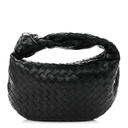 Nappa Intrecciato Teen Jodie Hobo Black