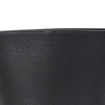 Grained Calfskin Medium N/S Park Tote Black