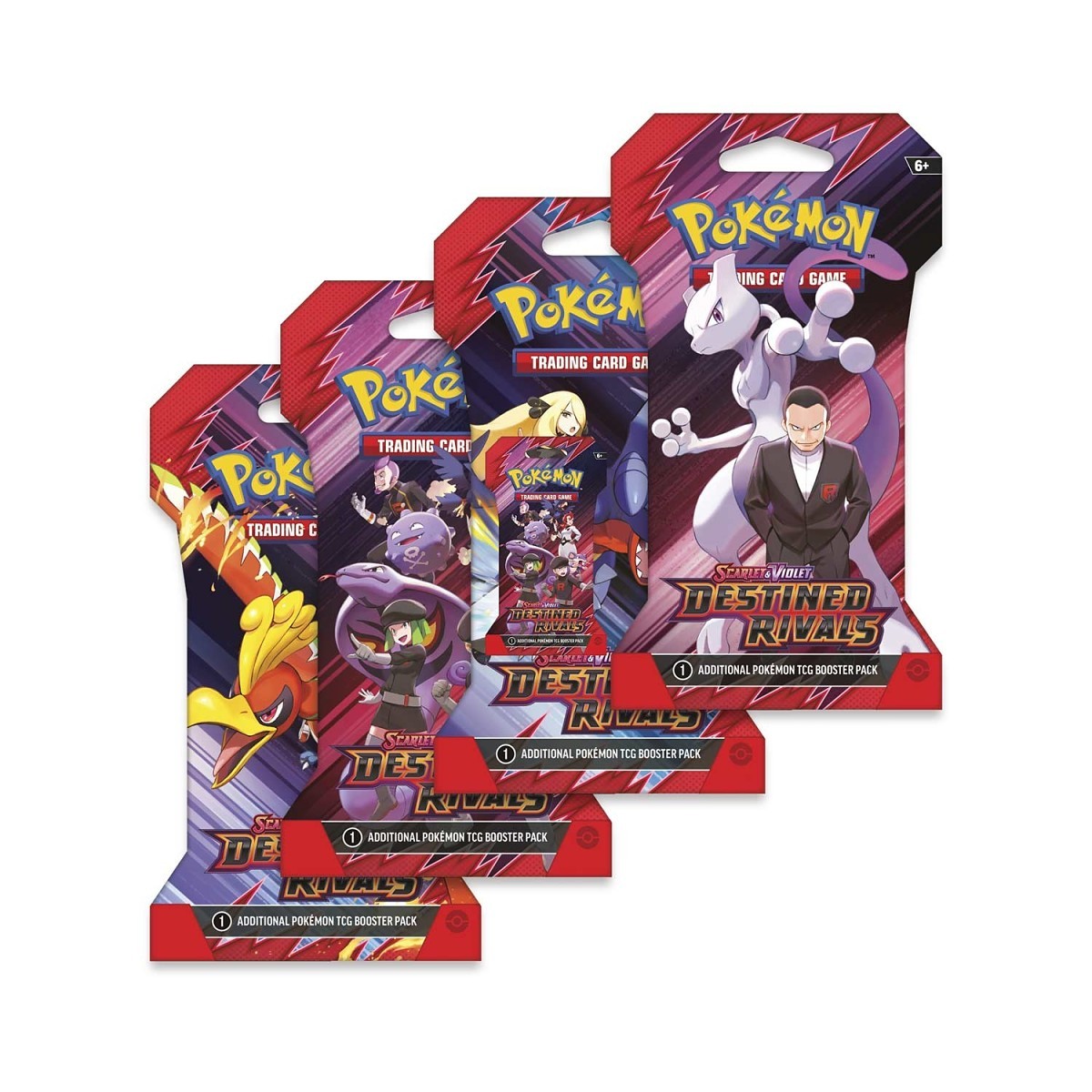 Pokémon TCG: Scarlet & Violet-Destined Rivals Sleeved Booster Pack (10 Cards) - 1 Pack
