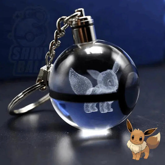 Pokémon Crystal LED Pokéball Keychain