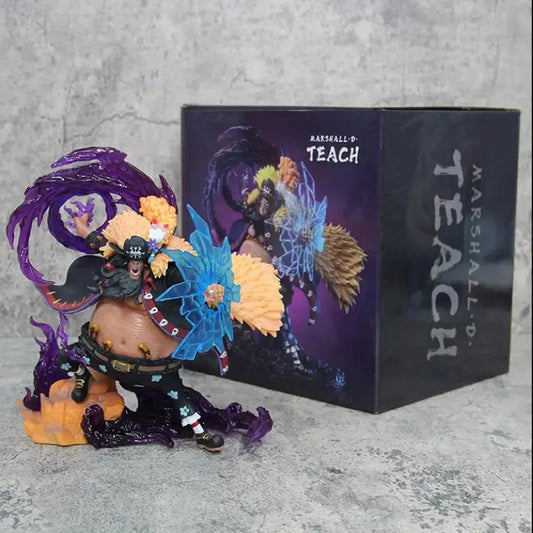One Piece Blackbeard Figure 22cm - Marshall D. Teach Blackbeard PVC Bandai