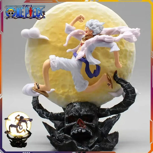 One Piece Luffy Gear 5 Figure – Moon Effect (14 cm)