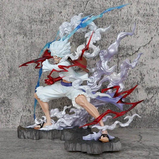 One Piece Luffy Gear 5 Figure – Combat Version (25 cm)