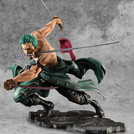 One Piece Zoro Figure – 3 Sabers Style (10 cm)