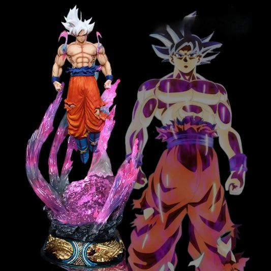 Son Goku Ultra Instinct 25cm LED Figure - Dragon Ball Super PVC Bandai