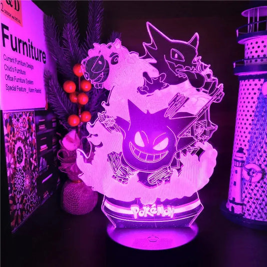 Pokémon Gengar 3D Lamp