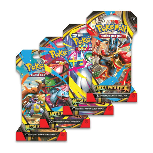 Pokémon TCG: Mega Evolution Sleeved Booster Pack (10 Cards) - 1 Pack
