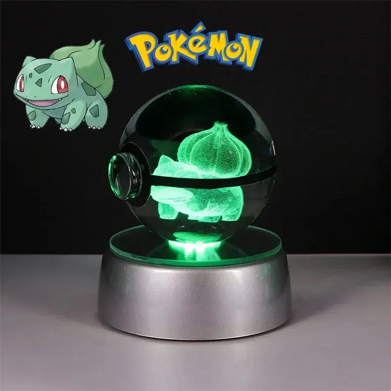Pokéball LED Crystal Bulbasaur Pokémon