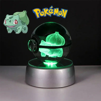 Pokéball LED Crystal Bulbasaur Pokémon