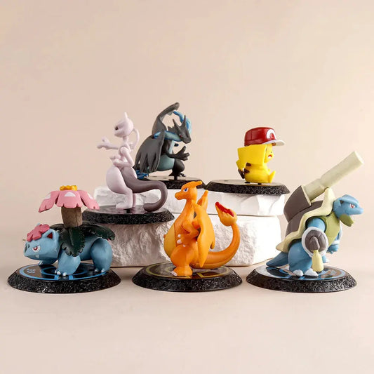 Set of 6 Mini Pikachu Figures &amp; Legendary Evolutions