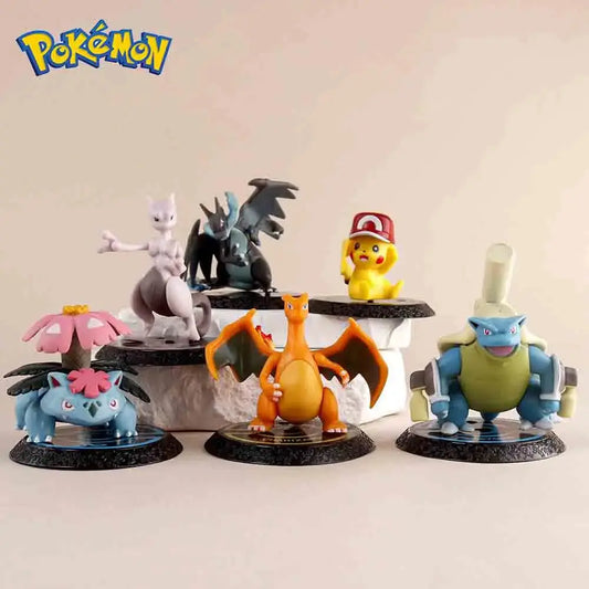 Set of 6 Mini Pikachu Figures &amp; Legendary Evolutions