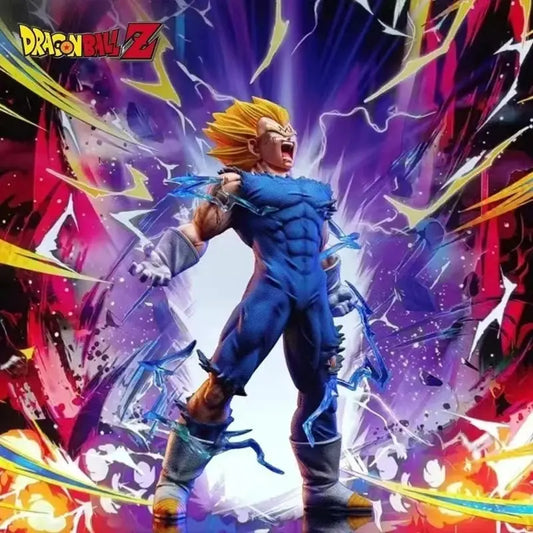 Dragon Ball Z Vegeta Majin Figure 27cm - Super Saiyan Self-Destruct PVC Statue
