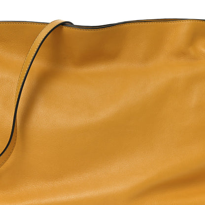 Nappa Medium Flamenco Knot Bag Mustard