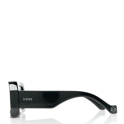 Acetate Paula's Ibiza Dive In Mask Sunglasses LW40064U Black Silver