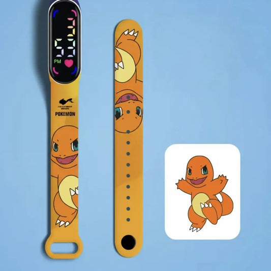 Pokémon Charmander Watch for Kids – Luminous Digital Bracelet