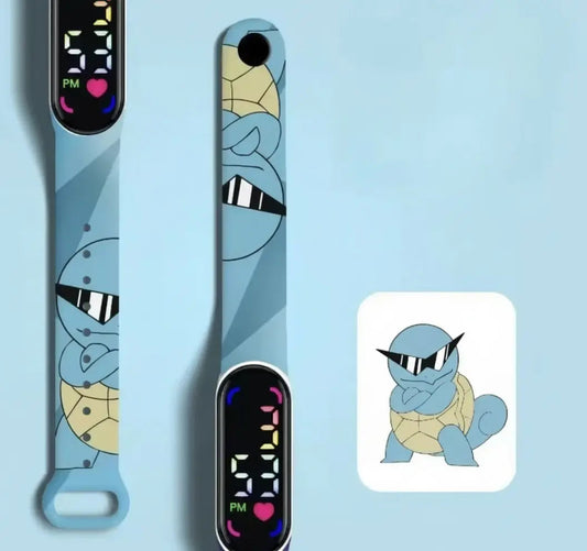 Pokémon Squirtle Watch for Kids – Light-Up Digital Bracelet