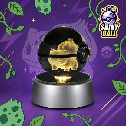 Pokéball LED Crystal Bulbasaur Pokémon