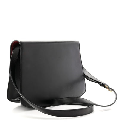 Sleek Calfskin The Sofia 10 Crossbody Black