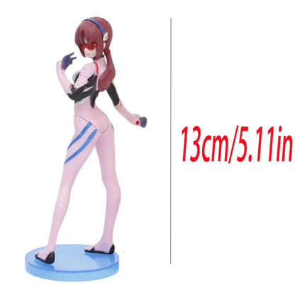 NEON GENESIS EVANGELION 13cm Ayanami Rei Asuka Langley Makinami Figure PVC