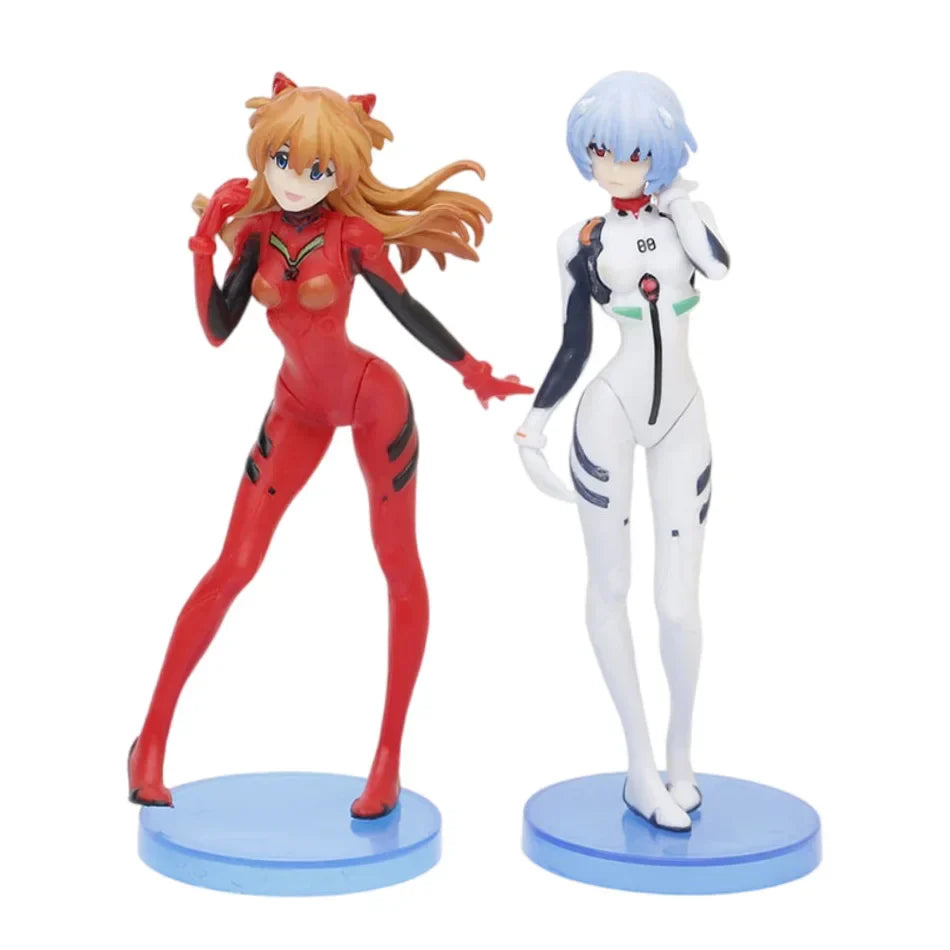 NEON GENESIS EVANGELION 13cm Ayanami Rei Asuka Langley Makinami Figure PVC