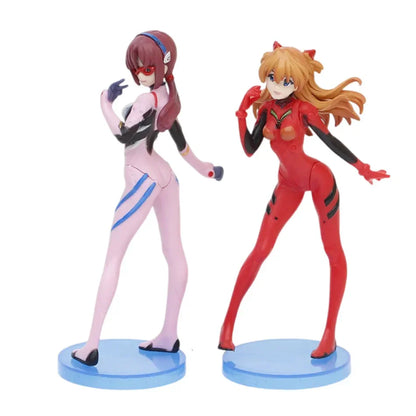 NEON GENESIS EVANGELION 13cm Ayanami Rei Asuka Langley Makinami Figure PVC