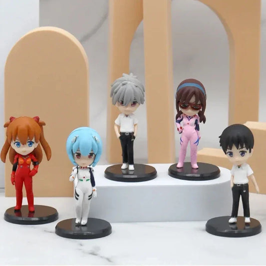 5pcs EVA Ayanami Rei Action Figure