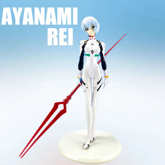 22cm New Evangelion Rei Figure Toys Doll Christmas Birthday Gift