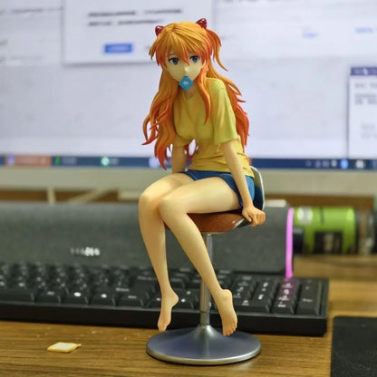 New 25CM EVA BBG Asuka Langley Soryu Figure
