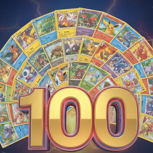 Lot of 100 Common Pokémon Cards - All Generations