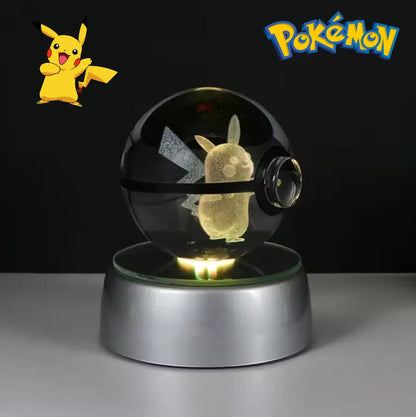 Pokéball LED Crystal Pikachu Pokémon