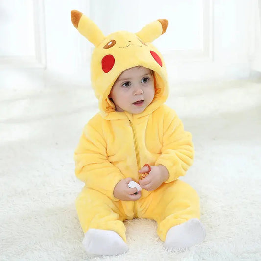 Pokémon Pikachu Pyjamas – Kigurumi Onesie for Baby/Child 0–5 years