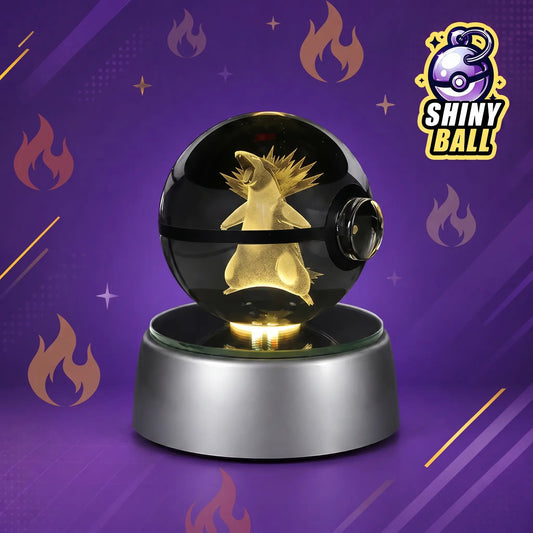 Pokémon Crystal Typhlosion LED Pokéball